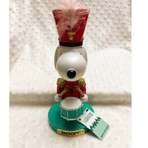 Peanuts Snoopy 8 1/2" Drummer Nutcracker , Kurt Adler (2024), NEW w/Tags